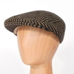 Head Gardener Hat (Black Pinstripe) 8 Head Gardener Hat (Black Pinstripe) -Plants Sales Store 784611X