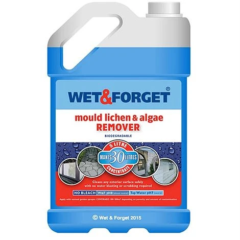Wet And Forget - Moss Mould Lichen And Algae Remover (5 Litre) 3 Wet And Forget - Moss Mould Lichen And Algae Remover (5 Litre)