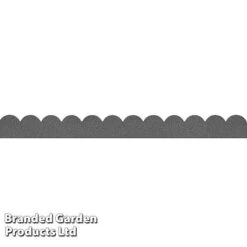 Eco-friendly Flexi Curve Scallop Border Edging -Plants Sales Store CURV SCALLGREY S48173