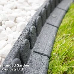 Lawnmower Friendly Flexi-Edge Border - Grey -Plants Sales Store EDGE MOWERGREY S48182