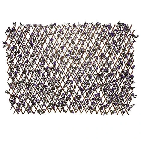 Expandable Artificial Hedge Trellis - Purple Lavender 6 Expandable Artificial Hedge Trellis - Purple Lavender - Image 4