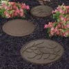 Reversible Eco-Friendly Stepping Stone Leaves - 4 Pack Earth 2 Reversible Eco-Friendly Stepping Stone Leaves - 4 Pack Earth -Plants Sales Store G3007 G3008 23
