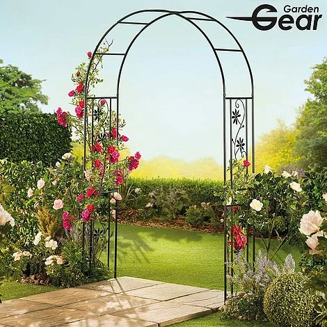 Garden Gear 2.2M Metal Garden Arch 3 Garden Gear 2.2M Metal Garden Arch