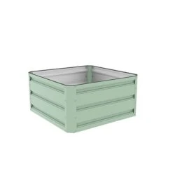 Metal Raised Garden Bed - Light Green 11 Metal Raised Garden Bed - Light Green -Plants Sales Store GB A cut