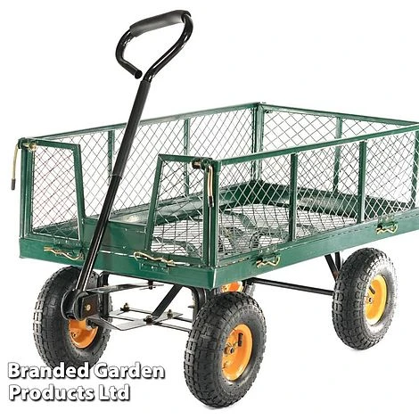 Cobra Hand Cart 10" Pneumatic Tyres Steel Mesh Body 300kg 3 Cobra Hand Cart 10" Pneumatic Tyres Steel Mesh Body 300kg