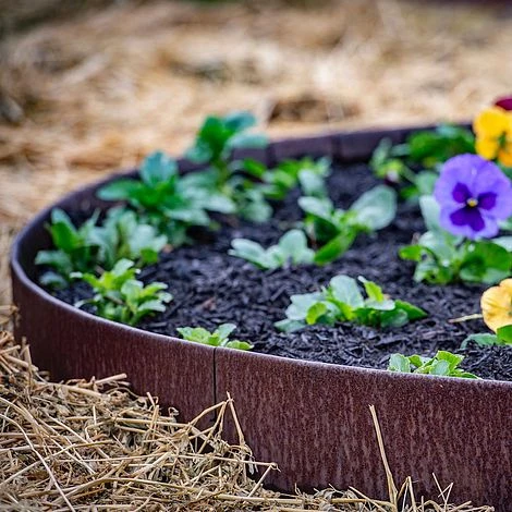 Straightcurve Flex - Garden Edging 100mm Bundle Of 10 Weathering Steel 5 Straightcurve Flex - Garden Edging 100mm Bundle Of 10 Weathering Steel - Image 3