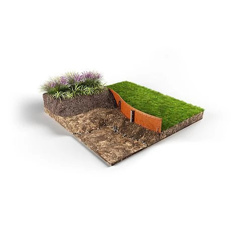 Straightcurve Flex - Raised Garden Bed 240mm Bundle Of 6 Weathering Steel 5 Straightcurve Flex - Raised Garden Bed 240mm Bundle Of 6 Weathering Steel - Image 3