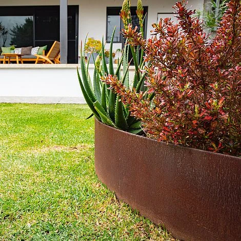 Straightcurve Flex - Raised Garden Bed 400mm Set Of 2 Weathering Steel 2 Straightcurve Flex - Raised Garden Bed 400mm Set Of 2 Weathering Steel