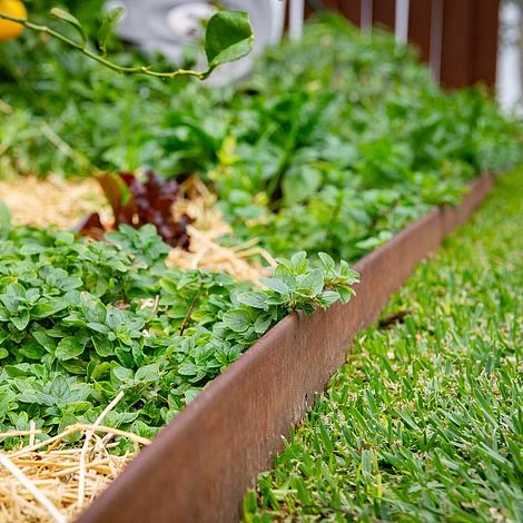 Straightcurve Rigid - Garden Edging 100mm Bundle Of 6 Weathering Steel 4 Straightcurve Rigid - Garden Edging 100mm Bundle Of 6 Weathering Steel - Image 2