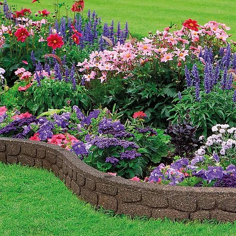 Eco-friendly Flexi Curve Rockwall Border Edging 3 Eco-friendly Flexi Curve Rockwall Border Edging